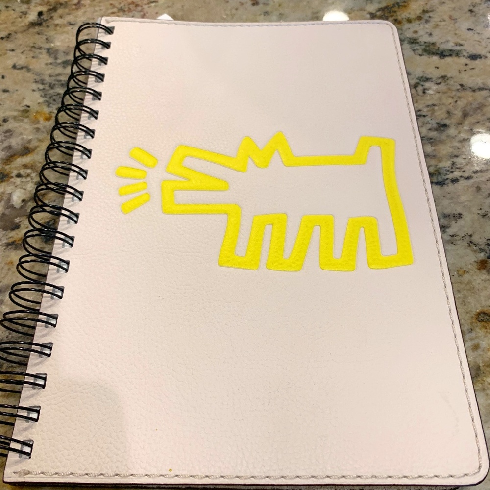 Coach Kieth Haring Dog Note Book